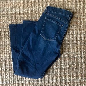 Never worn Jen 7 ankle straight dark wash denim.